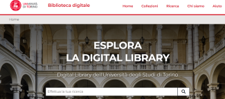 homepage Digital Library UniTO