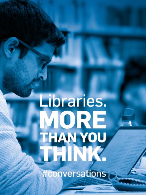 Image of the UniTO Libraries campaign