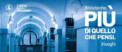 BFM Campagna "Biblioteche. Più di quello che pensi" #luoghi